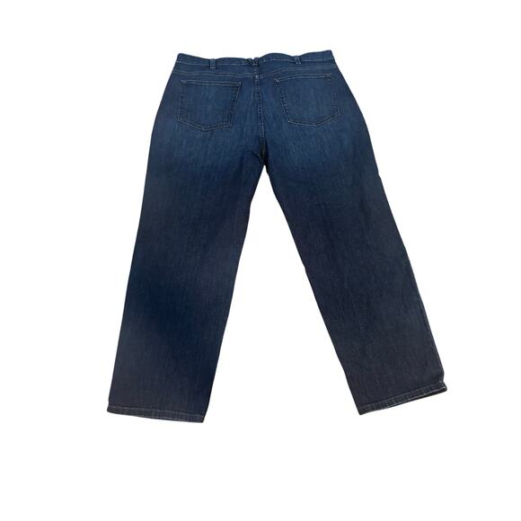 Duluth Trading Co. dark wash straight leg dark wash jeans size 18 - Picture 5 of 5